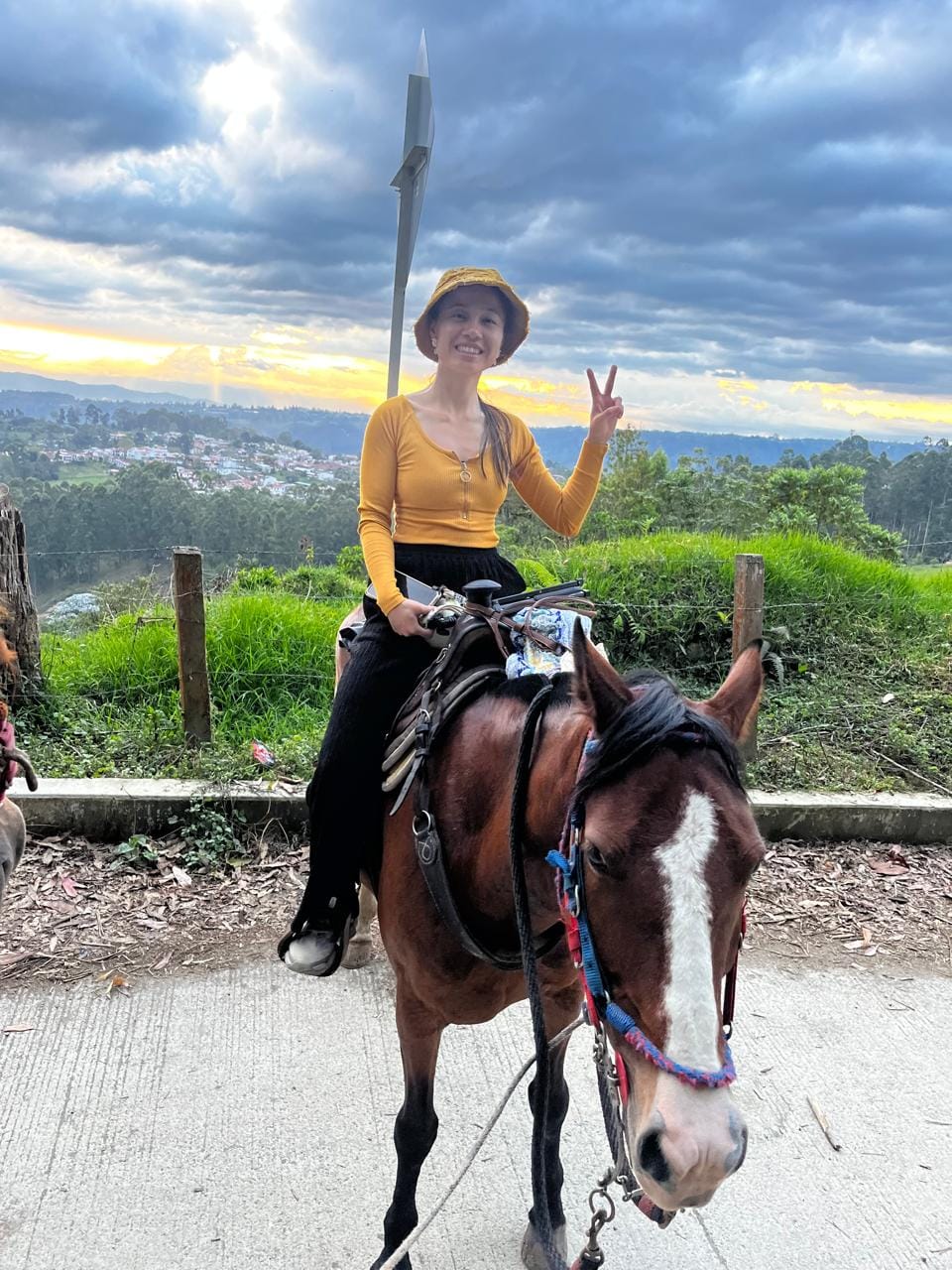 Cabalgata mirador Salento Quindío el mocambo